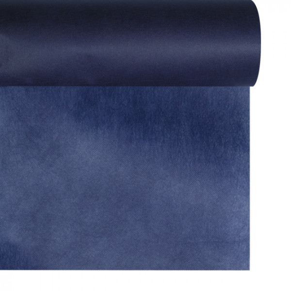 Tête-à-tête spunbond bleu marine prédécoupé 0,40 x 48 m
