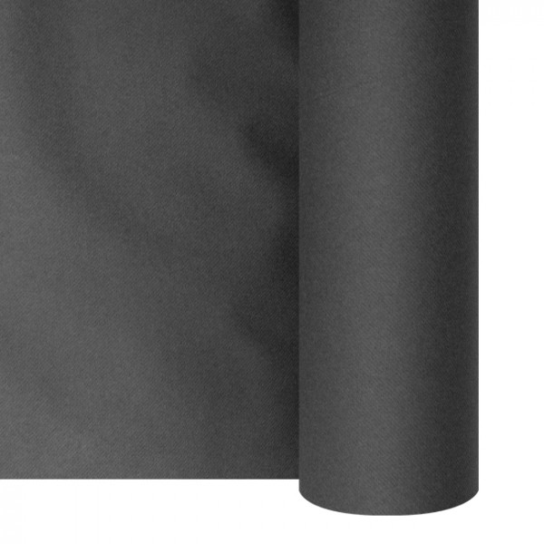 Nappe en soft aspect tissu anthracite 1,20 x 25 m