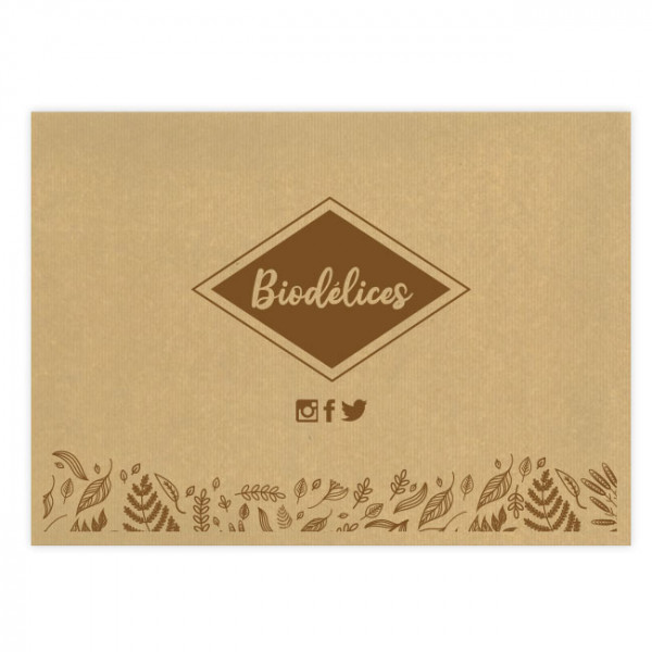 Lingettes rafraîchissantes pub 6x8cm logo 1 couleur. Personnalisables aussi.