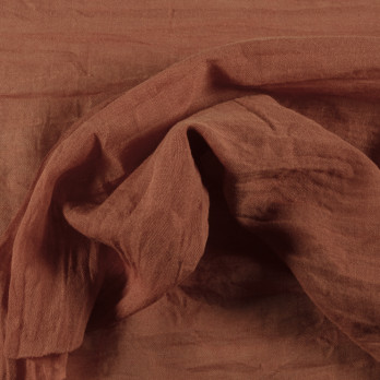 Chemin de table Tarlatane terracota en rouleau 0,28 x 3 m