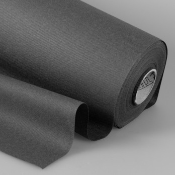 Nappe en soft aspect tissu anthracite en rouleau 1,20 x 25 m