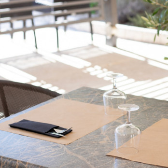 Set de table en spunbond ivoire 30 x 40 cm