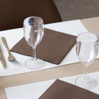 Set de table en spunbond blanc 30 x 40 cm