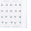 Nappe en papier gaufré blanc 1,20 x 100 m - Impression 1 couleur