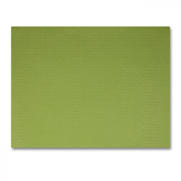 Set de table en papier gaufré vert anis 30 x 40 cm