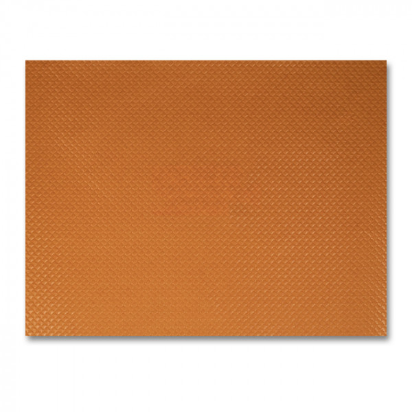 Set de table en papier gaufré orange 30 x 40 cm