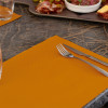 Sets de table en papier orange pas chers pour restaurant
