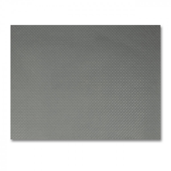 Set de table en papier gaufré gris 30 x 40 cm