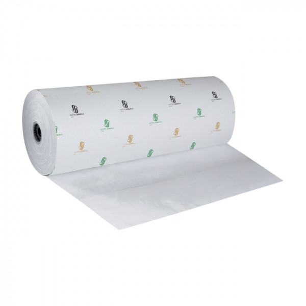 Papier thermoscellable personnalisé en bobine blanche de 10 kg largeur 60 cm - Impression jusqu'à 4 couleurs