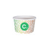 Pot à glace 4 Oz 100% carton 0% plastique personnalisé - Impression digitale couleurs illimitées