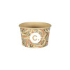 Pot à glace 4 Oz en carton personnalisé - Impression jusqu'à 4 couleurs