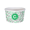 Pot à glace 8 Oz en carton personnalisé - Impression jusqu'à 4 couleurs