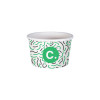 Pot à glace 4 Oz 100% carton 0% plastique personnalisé - Impression jusqu'à 4 couleurs