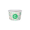 Pot à glace 4 Oz 100% carton 0% plastique personnalisé - Impression jusqu'à 4 couleurs
