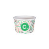 Pot à glace 4 Oz 100% carton 0% plastique personnalisé - Impression jusqu'à 4 couleurs