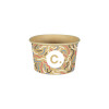 Pot à glace 4 Oz 100% carton 0% plastique personnalisé - Impression jusqu'à 4 couleurs