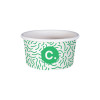 Pot à glace 6 Oz 100% carton 0% plastique personnalisé - Impression jusqu'à 4 couleurs