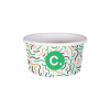 Pot à glace 6 Oz 100% carton 0% plastique personnalisé - Impression jusqu'à 4 couleurs