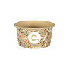 Pot à glace 6 Oz 100% carton 0% plastique personnalisé - Impression jusqu'à 4 couleurs