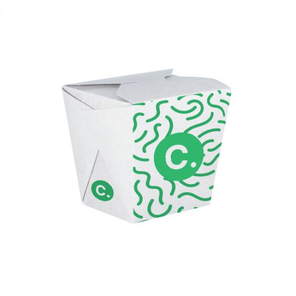 Pot à pâtes personnalisé en carton 26 Oz - Impression jusqu'à 4 couleurs