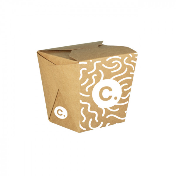 Pot à pâtes personnalisé en carton 26 Oz - Impression jusqu'à 4 couleurs