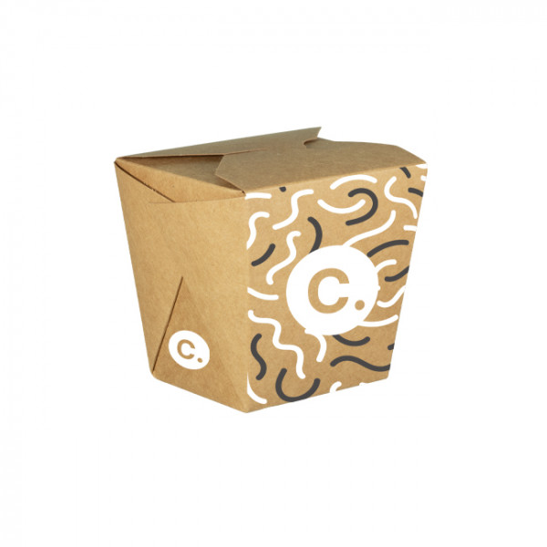 Pot à pâtes personnalisé en carton 26 Oz - Impression jusqu'à 4 couleurs