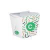 Pot à pâtes personnalisé en carton 32 Oz - Impression jusqu'à 4 couleurs