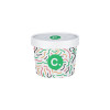 Pot à soupe personnalisé en carton avec couvercle 12 Oz - Impression jusqu'à 4 couleurs