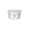 Pot à glace 6 Oz en carton personnalisé - Impression jusqu'à 4 couleurs