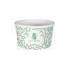 Pot à glace 8 Oz en carton personnalisé - Impression jusqu'à 4 couleurs