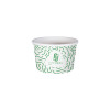Pot à glace 4 Oz 100% carton 0% plastique personnalisé - Impression jusqu'à 4 couleurs