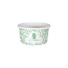 Pot à glace 6 Oz 100% carton 0% plastique personnalisé - Impression jusqu'à 4 couleurs