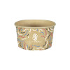 Pot à glace 8 Oz 100% carton 0% plastique personnalisé - Impression jusqu'à 4 couleurs