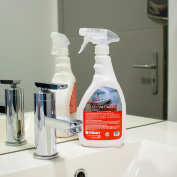 Spray détergent détartrant désinfectant virucide sanitaires 750 mL - PAE