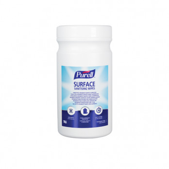 Lingettes bleues désinfectantes virucides surfaces et matériel - Boîte de 200 - Grands formats