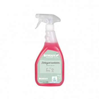 Spray détergent détartrant sanitaires Ecolabel 750 mL - PAE
