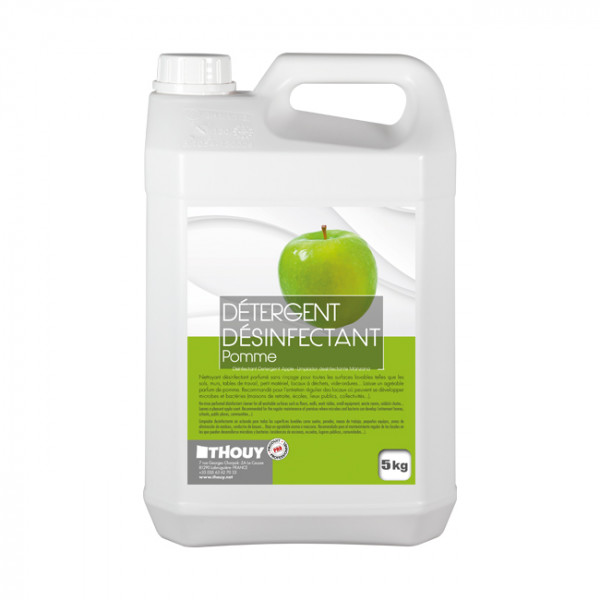 Détergent désinfectant virucide Pomme 5 L - Thouy
