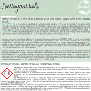Détergent sols Ecolabel 5 L