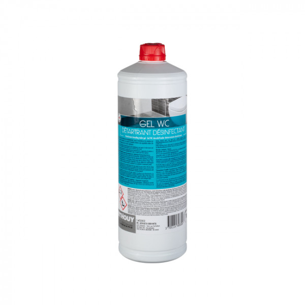 Gel WC désinfectant 1L - élimine les bactéries et calcaire