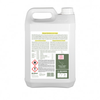 Détergent désinfectant sans rinçage Ecocert 5 L - PAE