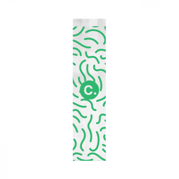 Sachet baguette x 2 personnalisé en papier 14 + 6 x 54 cm - Impression jusqu'à 3 couleurs