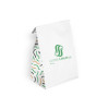 Sac SOS personnalisé en papier blanc 22 + 10 x 35 cm - Impression jusqu'à 3 couleurs