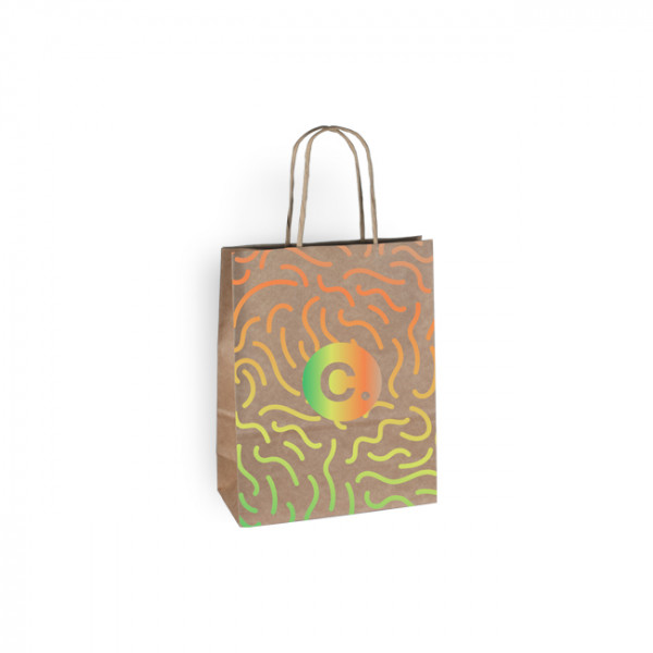 Sac papier kraft à customiser avec logo