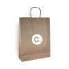 Sac papier kraft personnalisé avec logo
