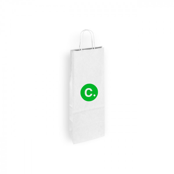 Sac en papier blanc personnalisable