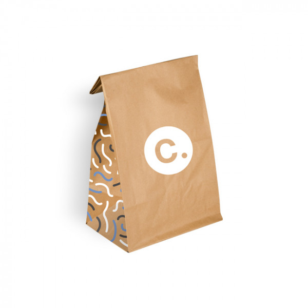 Sac sos kraft personnalisable avec logo