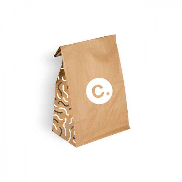 sac sos en papier kraft personnalisable