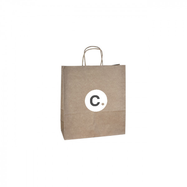 Sac cabas papier personnalisable kraft