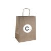 Sac cabas en papier kraft personnalisable