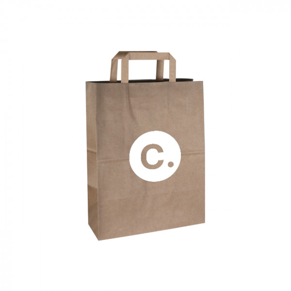 Sac kraft personnalisable couleurs